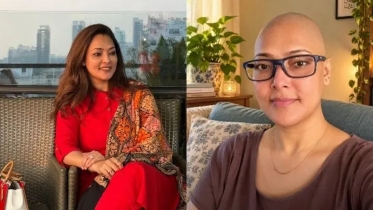 ক্যানসারের চিকিৎসায় মাথার সব চুল ফেলে সামিয়ার আবেগঘন বার্তা